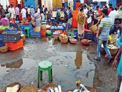 Fish farmer Colaba, migrated in Fort only | ‘मासळी विक्रेत्यांचे कुलाबा, फोर्टमध्येच स्थलांतर’