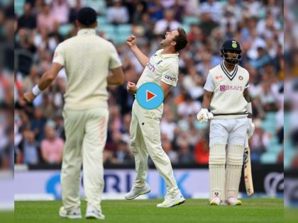 India vs England 4th test live : Virat Kohli has been dismissed by Ollie Robinson, Watch team India five wickets Video | India vs England 4th test Live : विराट कोहलीच्या अर्धशतकानंतरही टीम इंडियाचा निम्मा संघ १०५ धावांत माघारी, Video