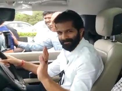 Amit Thackeray enters Navi Mumbai; A strong welcome at the Vashi toll booth | अमित ठाकरे नवी मुंबईत दाखल; वाशी टोलनाक्यावर जोरदार स्वागत