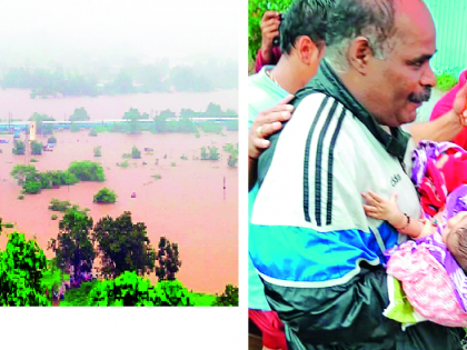 The Flood Train .... 3 hours thrill ... | दि फ्लड ट्रेन ....१४ तासांचा थरार...