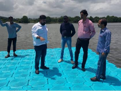 First experiment of floating jetty for Ganesh idol immersion at Kalyan Dombivli | कल्याण डोंबिवलीत गणेश विसर्जनासाठी प्रथमच फ्लोटिंग जेट्टीचा प्रयोग