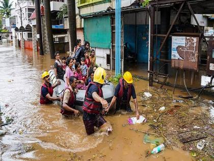 Heavy Rain: Rain, cloudburst, floods and landslides in three states | Heavy Rain: पाऊस-ढगफुटी-पूर आणि भूस्खलनामुळे तीन राज्यात हाहाकार