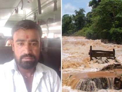 He swam out of the flood and has met his wife pune latest news | पुराच्या पाण्यात पडल्यानंतर सांगलीचा पठ्ठ्या पोहत जाऊन बायकोला भेटला...!