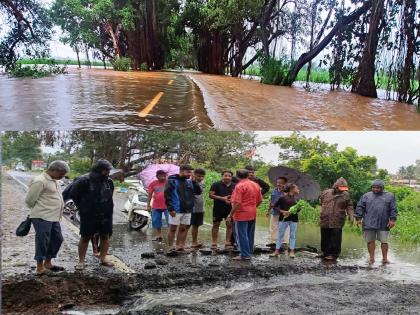 Kolhapur-Ratnagiri highway closed due to floods in Kerli area due to water entering the road | Kolhapur- महापूर निवारण आराखडा: कमानीचे पूल, उतरवतील महापुराची झूल