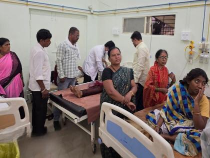 Beed: 206 people poisoned after eating village food at Pimpri Ghat; Incident in Ambajogai taluka | Beed: पिंपरी घाट येथे गाव जेवणातून २०६ जणांना विषबाधा; अंबाजोगाई तालुक्यातील घटना Beed: 206 people poisoned after eating village food at Pimpri Ghat; Incident in Ambajogai taluka | Beed: पिंपरी घाट येथे गाव जेवणातून २०६ जणांना विषबाधा; अंबाजोगाई तालुक्यातील घटना