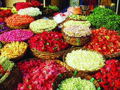 Sellers back to flower market for lack of customers; Corona's big financial blow | ग्राहकांअभावी फूल मार्केटकडे विक्रेत्यांची पाठ; कोरोनाचा मोठा आर्थिक फटका