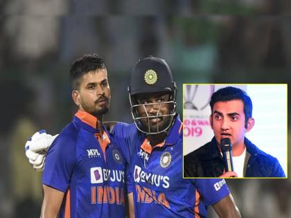    Former India player Gautam Gambhir has selected Team India for the odi world cup 2023, excluding Shreyas Iyer, Yuzvendra Chahal and Sanju Samson  | वर्ल्ड कपसाठी गंभीरने निवडला भारतीय संघ; श्रेयस अय्यरसह सॅमसन-चहलला दिला डच्चू