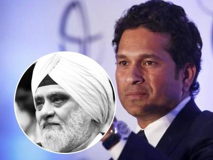 Former Indian cricketer Bishan Singh Bedi has died at the age of 77 and Sachin Tendulkar shared an emotional post sharing his memories with him  | ते मला मुलगा मानायचे, त्यांची प्रत्येक गोष्ट माझ्या हृदयात कायम; बिशन सिंग यांच्या आठवणीत सचिन भावूक