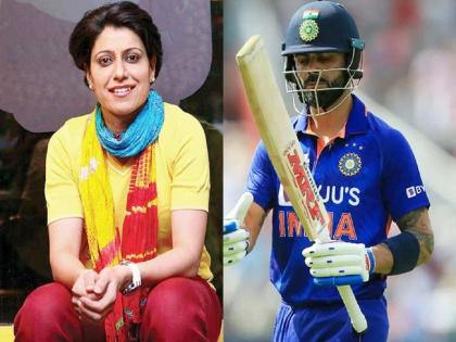 Former Indian women's team captain Anjum Chopra has praised Virat Kohli | Virat Kohli:"३०-४० धावा करणारे खेळाडू...", कोहलीच्या विरोधकांवर भडकली महिला क्रिकेटर