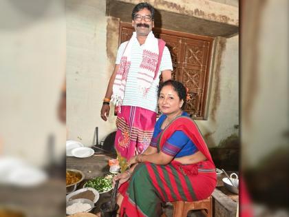 Former Jharkhand Chief Minister Hemant Soren has been arrested by ED and his wife Kalpana Soren has made an emotional post on their 18th wedding anniversary  | मी धाडसी योद्ध्याची पत्नी! पती अटकेत अन् लग्नाचा १८ वा वाढदिवस; कल्पना सोरेन भावूक