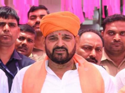 Former President of Wrestling Federation of India and Member of Parliament Brijbhushan Sharan Singh has announced that BJP will once again form the government in 2024 and will contest the Lok Sabha elections from Kaiserganj | "२०२४ मध्ये देखील भाजपचे सरकार, मी पण लोकसभा लढवणार", ब्रीजभूषण यांची घोषणा