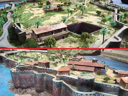 Replicas of historical twelve forts submitted to UNESCO have been deposited in the Chhatrapati Shivaji Maharaj Museum in Satara | साताऱ्यातील संग्रहालयात विसावले इतिहासाचे ‘साक्षीदार’!; दिल्लीवरून १२ किल्ल्यांची प्रतिकृती दाखल