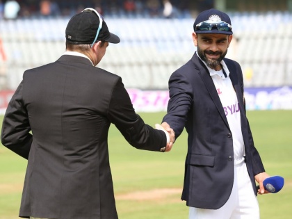 IND vs NZ, 2nd Test Live Update : This is only the second time in Test history that four captains have been used in a two-match series | IND vs NZ, 2nd Test Live Update : मुंबई कसोटीत नोंदवला गेला असा विक्रम जो १३३ वर्षांत कधीच झाला नव्हता; जाणून घ्या काय