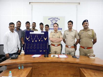 House burglary in Rohia solved, three people jailed from Madhya Pradesh; 100% of the material is captured | रोह्यातील घरफोडीचा उलगडा, मध्यप्रदेशमधून तीन जण जेरबंद; शंभर टक्के मुद्देमाल हस्तगत