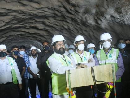 Commencement of work on the second tunnel of the Airoli-Katai Elevated Project | ऐरोली-काटई एलिव्हेटेड प्रकल्पातील दुसऱ्या टनेलच्या कामाला शुभारंभ