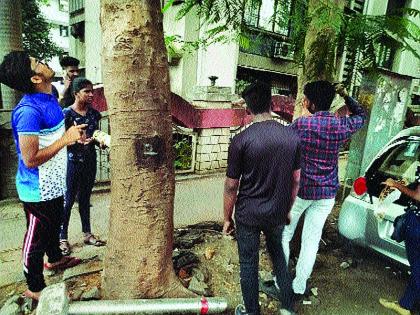 2900 trees in Mumbai were nailed free | मुंबईतील २ हजार ९०० झाडे झाली खिळेमुक्त; आंघोळीची गोळी संस्थेचा उपक्रम