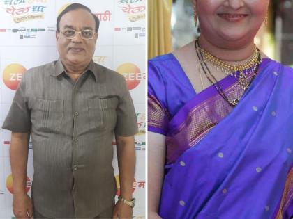 'Yeu Kashi Tashi Mi Nandayla fame Sweetu's father-in-law's real life wife also an actress | 'येऊ कशी तशी मी नांदायला'मधील स्वीटूच्या सासऱ्यांची खऱ्या आयुष्यातील पत्नी देखील आहे अभिनेत्री