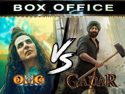 Gadar 2 vs OMG 2 first day box office collection sunny deol akshay kumar pankaj tripathi movie | Gadar 2 vs OMG 2: बॉक्स ऑफिसवर ‘गदर २’ आणि ‘ओएमजी २’मध्ये काटें की टक्कर! पहिल्या दिवसाचं कलेक्शन समोर