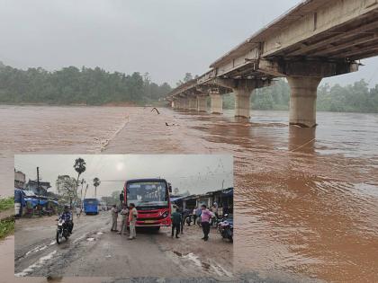 Flood in 'Perlkota', 100 villages including Bhamragad lost connectivity | ‎ ‘पर्लकोटा'ला पूर, भामरागडसह १०० गावांचा तुटला संपर्क, पुलावरून वाहतेय पाणी: छत्तीसगडमधील अतिवृष्टीचा फटका