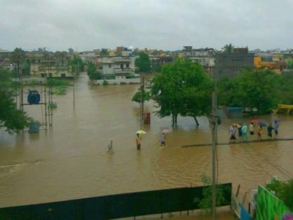 heavy rainfall in gadchiroli | गडचिरोलीत तुफान पाऊस; अनेक गावांचा संपर्क तुटला