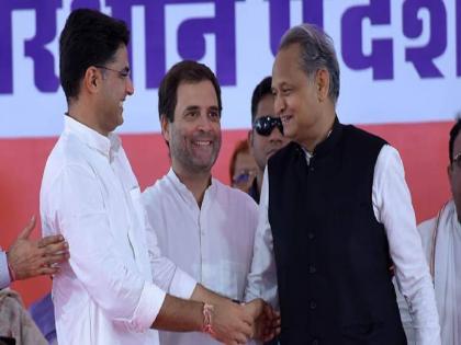 Rajasthan Congress News: Ashok Gehlot Sachin Pilot: 'Spoke in front of Mallikarjun Kharge and Rahul Gandhi', Ashok Gehlot spoke clearly about Sachin Pilot | 'पक्षाध्यक्ष खर्गे आणि राहुल गांधींसमोर बोलणं झालंय', सचिन पायलटांबाबत अशोक गहलोत स्पष्टच बोलले