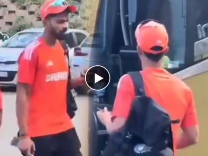 Team India',s batter Ruturaj Gaikwad faced an unusual situation before the first ODI against South Africa at the Wanderers in Johannesburg, see here viral video   | IND vs SA : ऋतुराज गायकवाड येताच बसचा दरवाजा बंद; फ्लॉप शोनंतर नेटकऱ्यांनी घेतली फिरकी