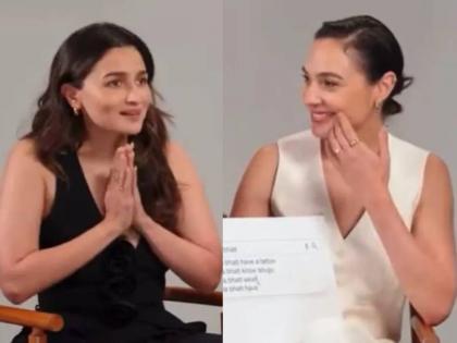 alia bhat gave telugu lessons to gal gadot and jamie dorman heart of stone hollywood movie promotion | आलियाने हॉलिवूड कलाकारांना दिले तेलुगूचे धडे, 'वंडर वुमन'ने केला नमस्कार; Video व्हायरल