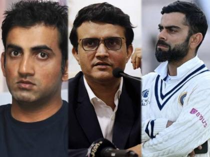 Gautam Gambhir Has This to Say on the 'Internal Battle' Between Sourav Ganguly and Virat Kohli | Gautam Gambhir On Ganguly vs Kohli Battle : सौरव गांगुली - विराट कोहली यांच्यातल्या अंतर्गत वादावर गौतम गंभीरचं मोठं विधान, म्हणाला....