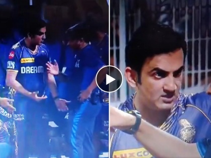 KKR Mentor Gautam Gambhir Argues With Umpire In KKR vs RCB Match, check What Happened, Video  | विराटचं समजू शकतो, गौतम गंभीर का खवळला अम्पायरवर? श्रेयसचा इशारा अन् पेटला वाद 