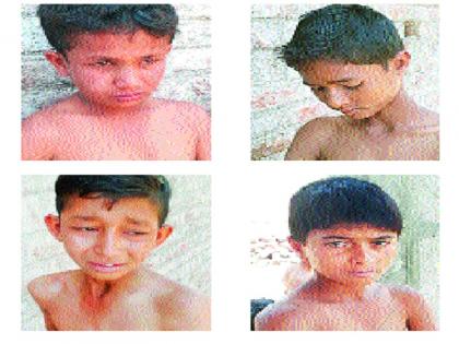 Four children drowning in the lake read out due to alert youth in Gandhali Shiva | गांधेली शिवारात सतर्क तरुणांमुळे वाचली तलावात बुडणारी ४ मुले