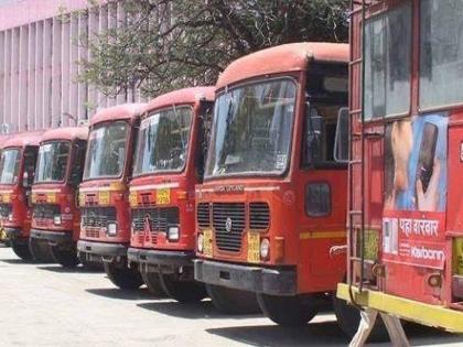 Congestion at the bus stand at Nagpur Ganesh Peth; Passengers for space, drivers running for the platform! | बसस्टँडवर गर्दी; जागेसाठी प्रवासी, फलाटासाठी चालकांची धावपळ!