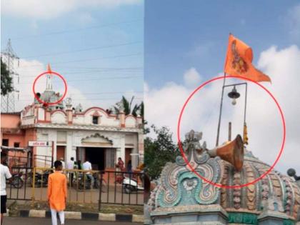 Crime News: Theft of gold crown from temple, same day of Bappa's installation in Solapur; A wave of anger among devotees | Crime News: मंदिरावरील सोन्याच्या कळसाची चोरी, सोलापूरमध्ये बाप्पाच्या प्रतिष्ठापनेच्या दिवशीच प्रकार; भाविकांमध्ये संतापाची लाट