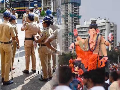 Mumbai is ready for Ganesh immersion procession, 20 thousand police are deployed for Security | बाप्पाला निरोप देण्यासाठीसाठी मुंबई सज्ज; बंदोबस्तासाठी २० हजार पोलीस तैनात