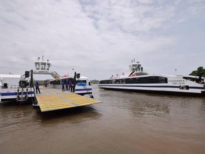 development of waterways ro ro ferry to be launched at eight more places said cm pramod sawant | जलमार्गांचा विकास; आणखी आठ ठिकाणी रो-रो फेरीबोट सुरू करणार: मुख्यमंत्री development of waterways ro ro ferry to be launched at eight more places said cm pramod sawant | जलमार्गांचा विकास; आणखी आठ ठिकाणी रो-रो फेरीबोट सुरू करणार: मुख्यमंत्री
