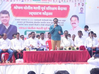 ganpat gaikwad said be a policeman with your hard work instead of falling prey to the tricks of brokers | दलालांच्या भूलथापांना बळी न पडता आपल्या मेहनतीच्या जोरावर पोलीस व्हा: आमदार गणपत गायकवाड