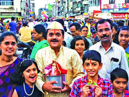 Welcome to Sangli Republic | Ganpati Festival - सांगलीत गणरायाचे जल्लोषात स्वागत