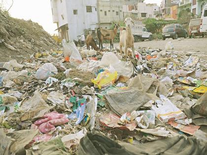 Where is the garbage in Chhatrapati Sambhajinagar going? 1 thousand metric tons of waste was reduced within a month | छत्रपती संभाजीनगरमधील कचरा जातोय तरी कुठे? महिनाभरात १ हजार मेट्रिक टन कचरा घटला