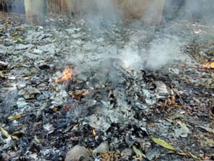 The bio-waste of the sub-district hospital was burnt | उपजिल्हा रुग्णालयाचा जैविक कचरा जाळला