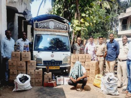 6 lakh Goan liquor stock seized in Tikkewadi in Kolhapur, one arrested | कोल्हापुरातील टिक्केवाडीत सहा लाखांचा गोवा बनावटीचा मद्यसाठा जप्त, एकास अटक