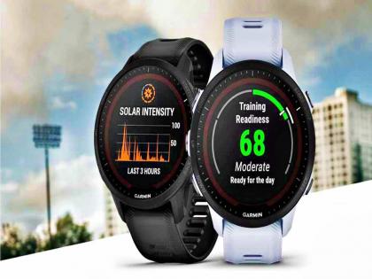 Garmin launches solar powered Forerunner 955 Solar smartwatch Check price specifications | सोलार पॉवरवर चालणारं स्मार्टवॉच भारतात लाँच, मिळणार जबरदस्त आणि प्रीमिअम फीचर्स