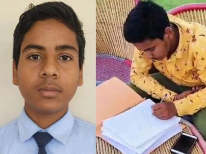 rajasthan board 10th topper pushkar gaurav kumawat works in hotel with father scored highest marks | कौतुकास्पद! दिवसा अभ्यास अन् रात्री हॉटेलमध्ये काम; गौरवने दहावीत मिळवले ९७ टक्के