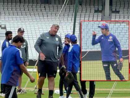 gautam gambhir and england pitch curator lee fortis clash over oval india vs eng fifth test begins tomorrow | गौतम गंभीर आणि क्युरेटर भिडले! ओव्हलच्या खेळपट्टीवरून वाद, पाचव्या कसोटीला उद्यापासून सुरुवात