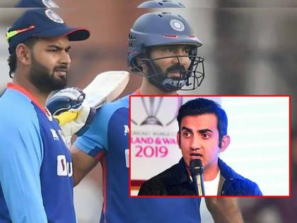 Gautam Gambhir has selected the playing XI for the match against Pakistan and he has named Rishabh Pant instead of Dinesh Karthik  | IND vs PAK: पाकिस्तानविरूद्धच्या सामन्यासाठी गौतम गंभीरने निवडली प्लेइंग XI, कार्तिकच्या जागी पंतला दिली संधी