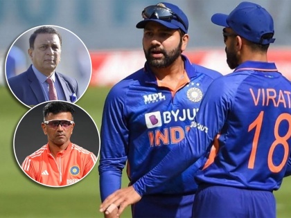 Sunil Gavaskar suggested that Virat Kohli and Rohit Sharma should at least be at the Indian dugout if they are overlooked by selectors for T20 World Cup | रोहित, विराट IPL 2024 मध्ये चांगले न खेळल्यास...! गावस्करांचा BCCI ला चौकटी बाहेरचा सल्ला