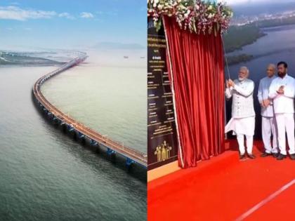 PM Modi inaugurates Atal Bihari Vajpayee Sewari - Nhava Sheva Atal Setu | नवी मुंबई आता मुंबईपासून अवघ्या २० मिनिटांच्या अंतरावर; अटल सेतू वाहतुकीसाठी खुला