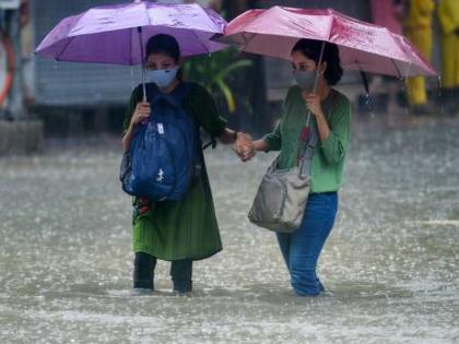 Rain Warning: Heavy rain for next 24 hours! Red alert issued in Mumbai, Raigad, Ratnagiri, Sindhudurg districts | Rain Warning: पुढचे २४ तास अतिवृष्टीचे! मुंबई, रायगड, रत्नागिरी, सिंधदुर्ग जिल्ह्यात रेड अलर्ट जारी