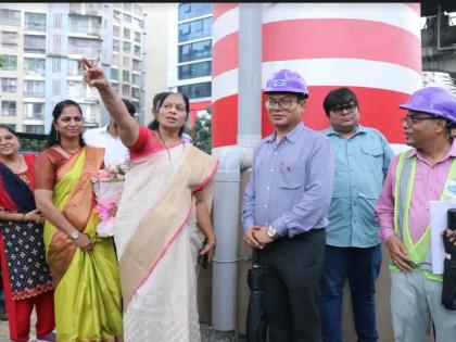 Mira Road: The flyover at Mira Road under Metro Margikehal will be inaugurated this month, both the MLAs inspected the bridge.  | Mira Road: मेट्रो मार्गिकेखालच्या मीरारोड येथील उड्डाणपुलाचे ह्याच महिन्यात होणार लोकार्पण, दोन्ही आमदारांनी केली पुलाची पाहणी 