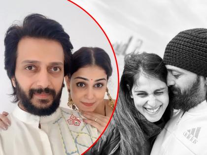 genelia deshmukh birthday riteish deshmukh post for wife on her special day seeking attention | “माझी बायको...”, रितेश देशमुखने जिनिलीयासाठी केलेल्या पोस्टने वेधलं लक्ष