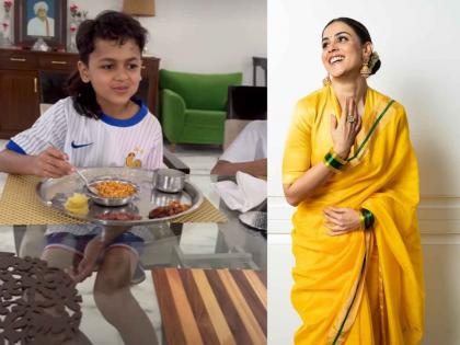 Genelia Deshmukh shared video of ekadashi lunch with family at her latur home | देशमुखांच्या लातूरमधल्या घरी असा होता आषाढी एकादशीचा बेत, जिनिलियाने दाखवली झलक