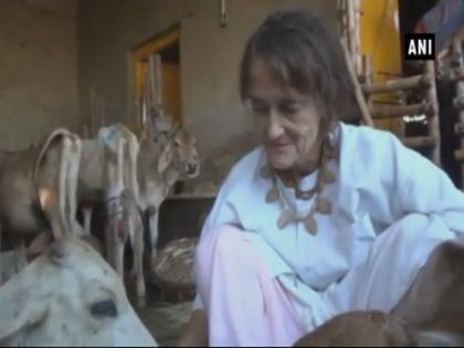 cam in India,and became mother of 1800 cows; The story of a German grandmother who received 'Padmashree' | भारत फिरायला आली अन् 1800 गायींची 'आई' झाली; 'पद्मश्री' मिळवणाऱ्या जर्मन आजीची गोष्ट